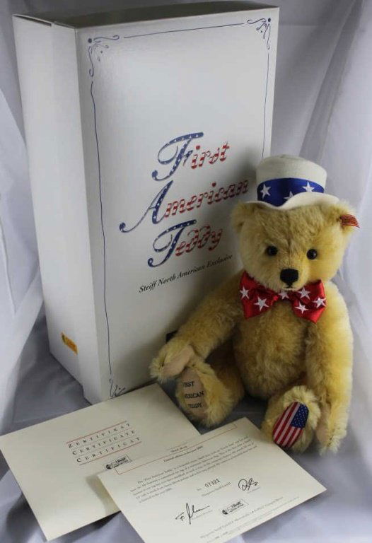 Steiff Teddy Bear - First American Teddy in the bo (1 of 9)