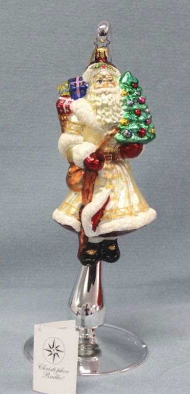 Christopher Radko "Satin Winter Nick" Ornament (1 of 6)