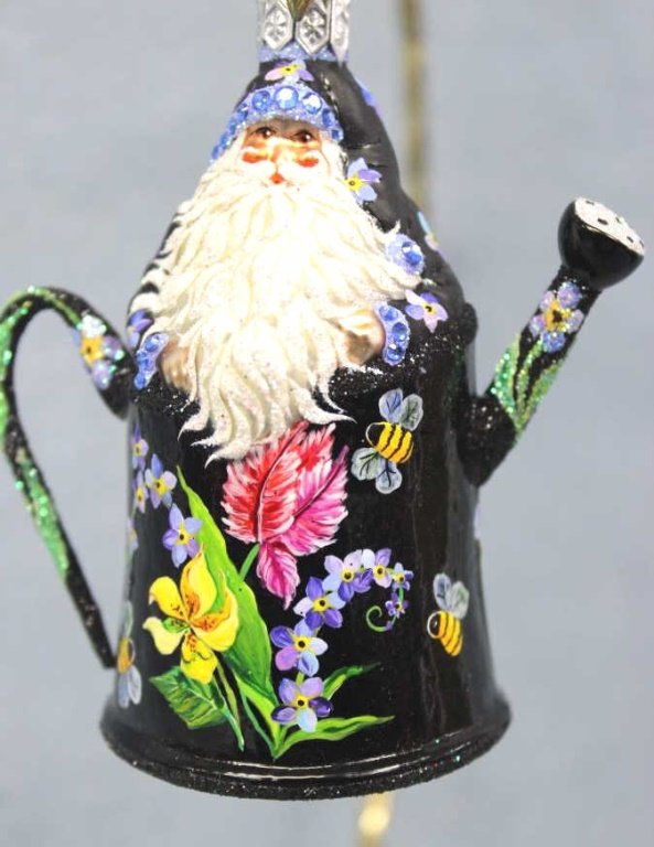 Patricia Breen "Elaine's Santa" Ornament (1 of 3)