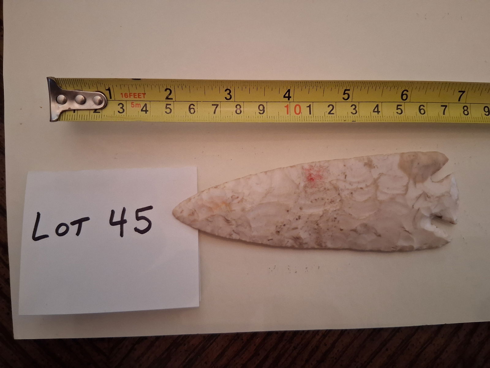 Prehistoric Corner Tang Point: Prehistoric corner tang point.