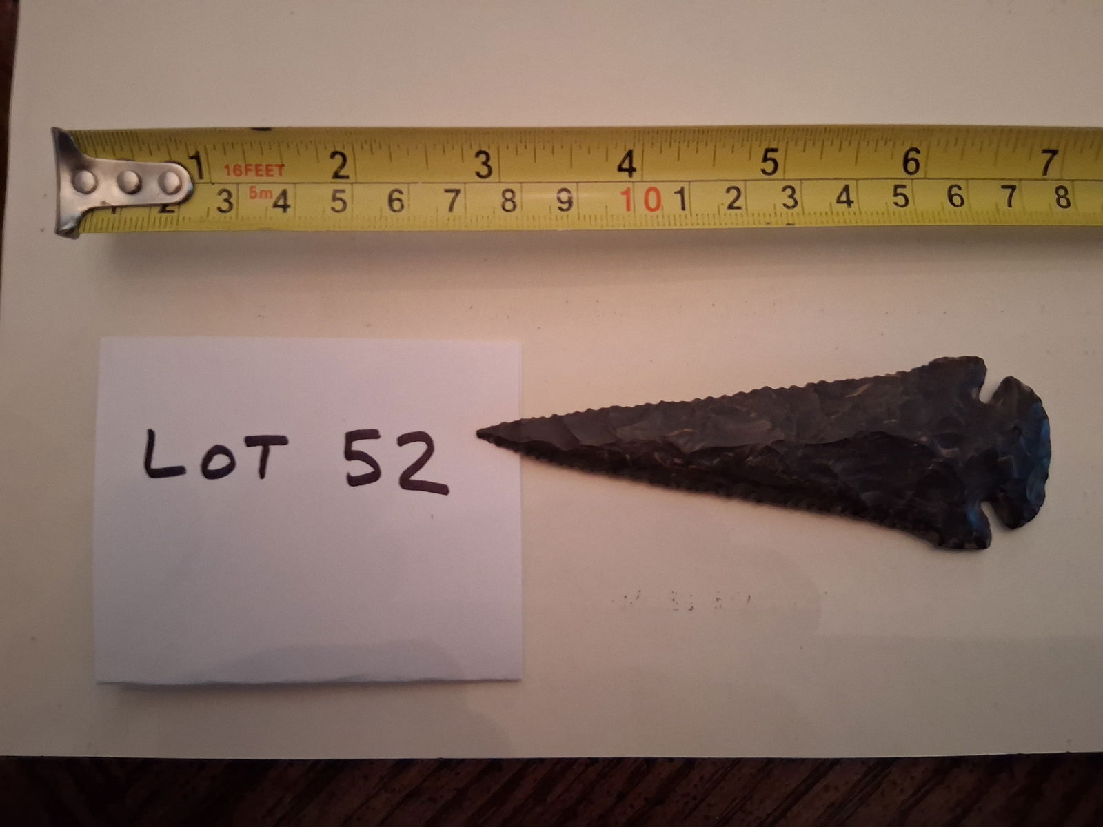 Superb Prehistoric Projectile Point: Corner notch. Projectile point. Likely dove tail.
