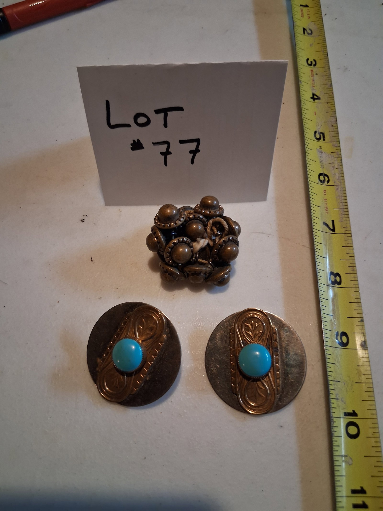 Sterling Silver Jewelry Lot: Sterling Silver Jewelry Lot. Turquoise and Sterling silver.