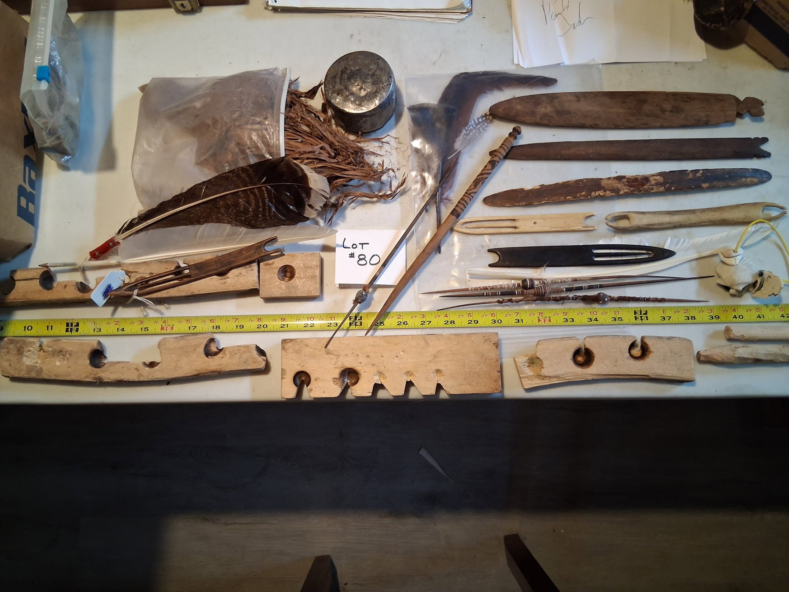 Lot of Miscellaneous Fishing Accessories: Lot of Miscellaneous Fishing Accessories. Primitive and modern.