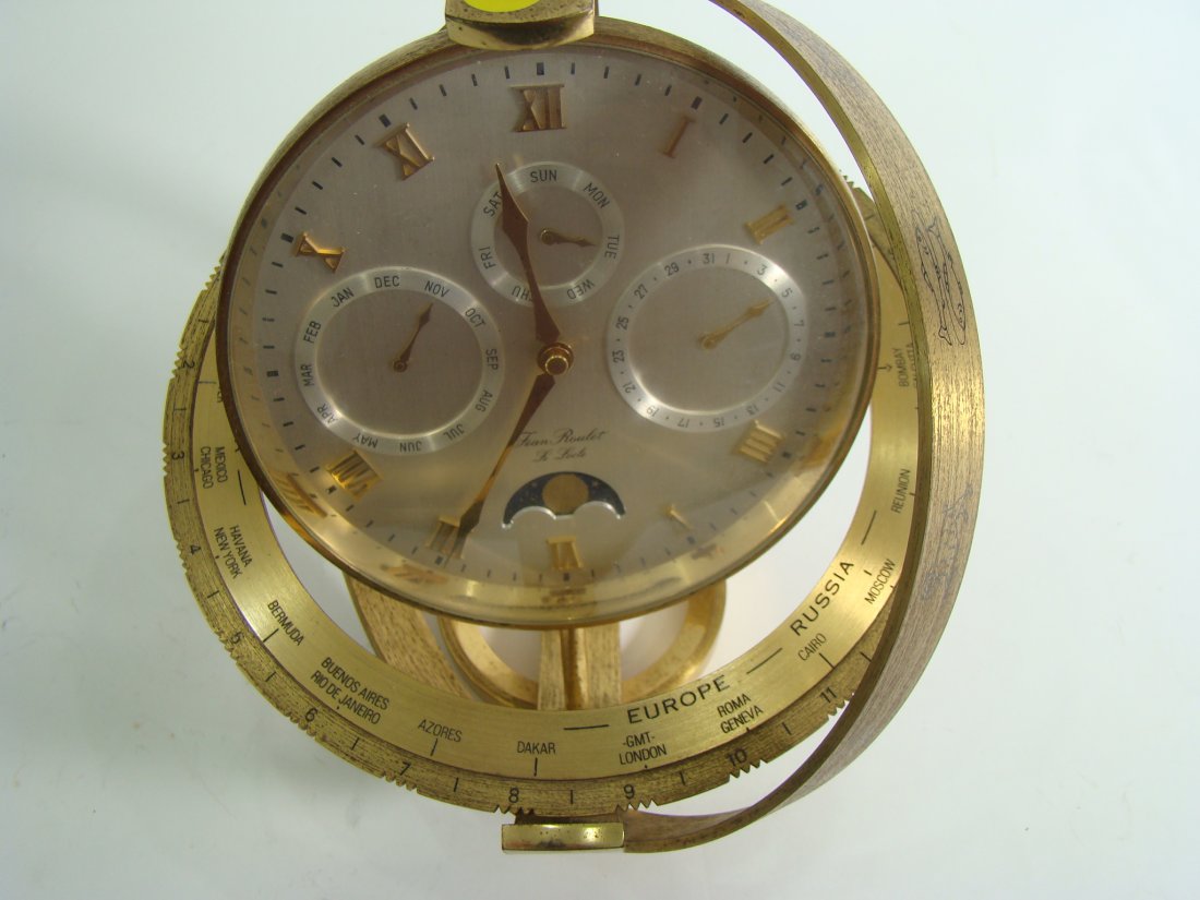 VINTAGE CURIUS  CLOCK  JEAN ROULET (1 of 6)