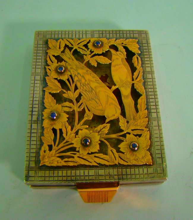 RARE 18kt & Silver Boucheron Paris compact open work (1 of 6)