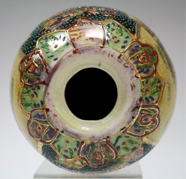 Royal Satsuma Porcelain Egg Lot 180