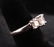 Three Diamond Platinum Ring - 3