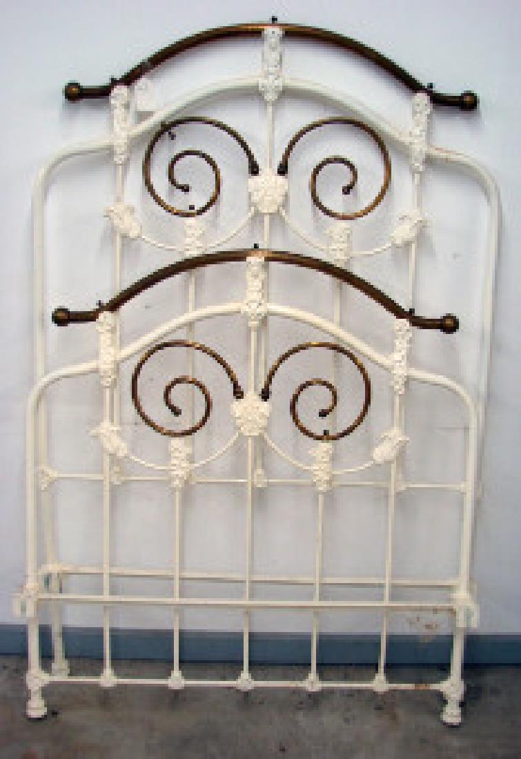Brass & Iron Twin Bed (1 of 2)