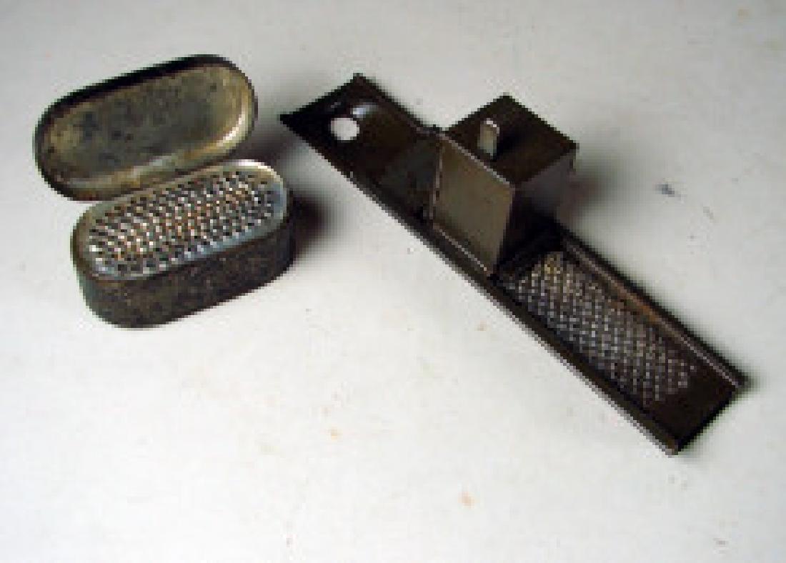 Two Early Tin Nutmeg Graters (1 of 2)