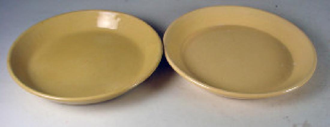 Pair of Yellowware Pie Plates (1 of 2)