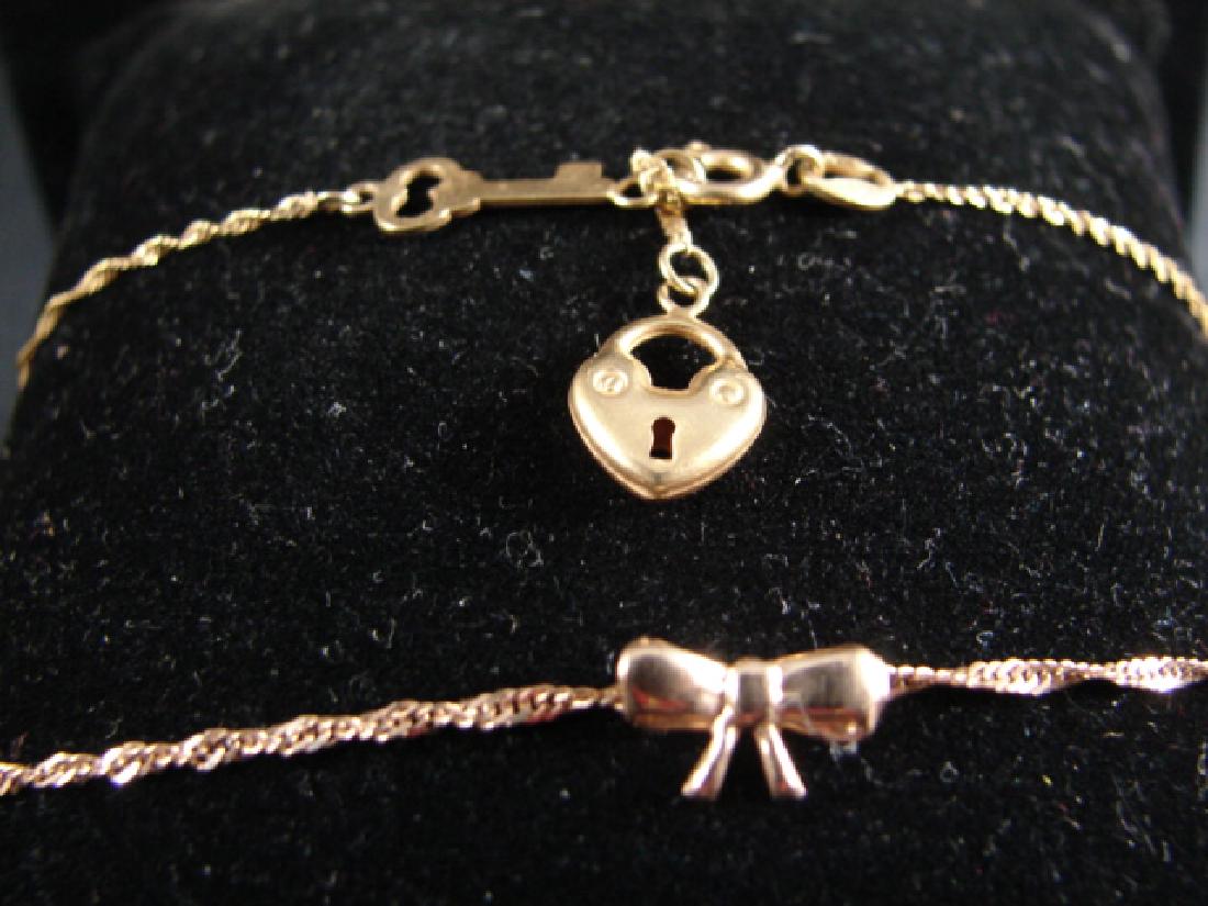 Two 14K Yellow Gold Necklaces (1 of 1)