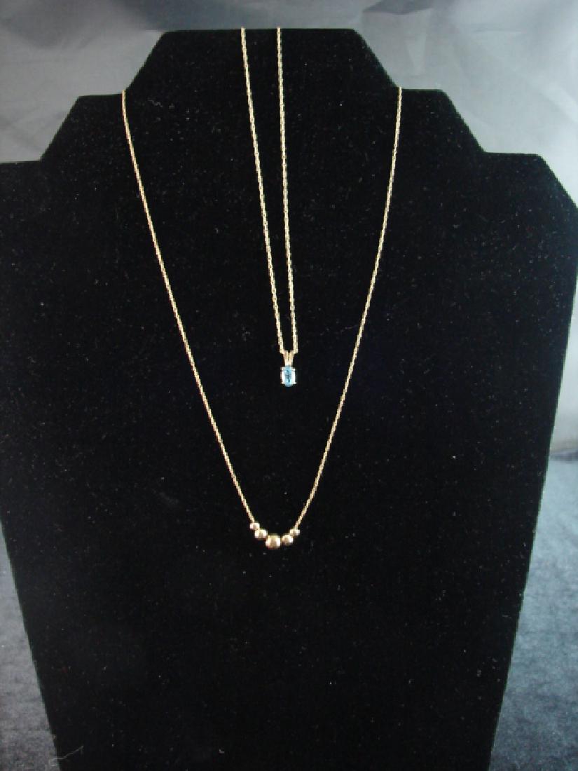 Two 14K Yellow Gold Necklaces (1 of 2)