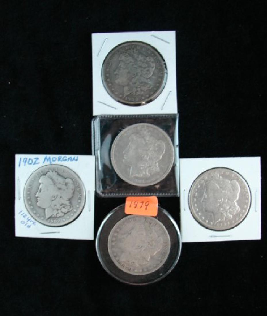 5 Morgan Dollars (1 of 1)