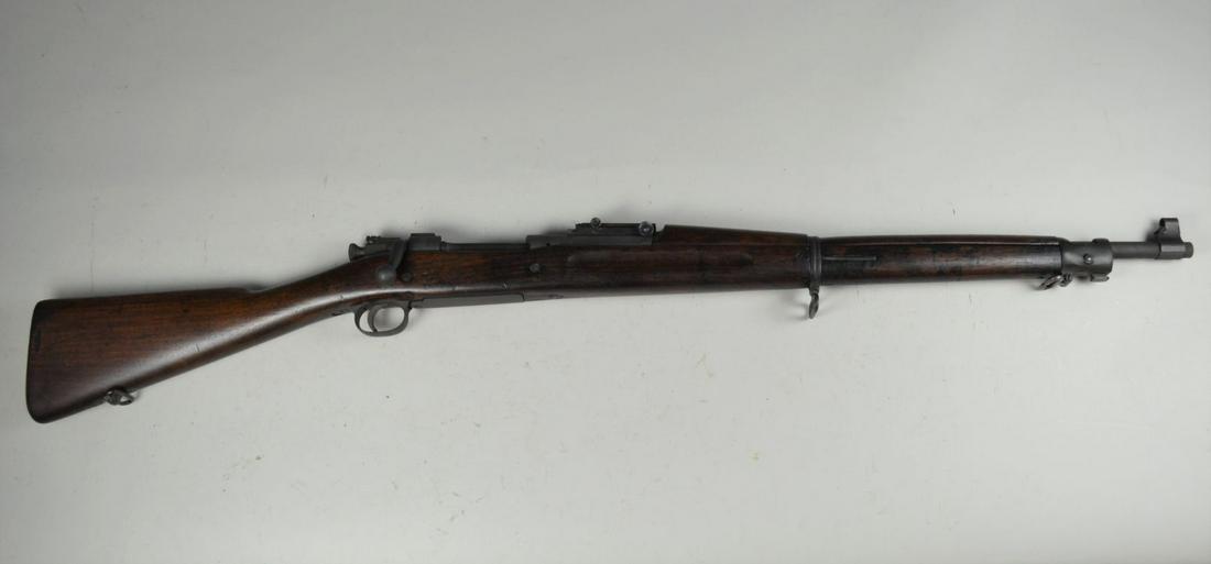 Springfield Model 1903 Mark I Rifle*: in .30-06, Serial #1178XXX. Barrel is marked SA 10-18, receiver refinished in parkerized finish with pitting showing under finish. Bore is very good with pitting. Stock is very good with bruising/scra