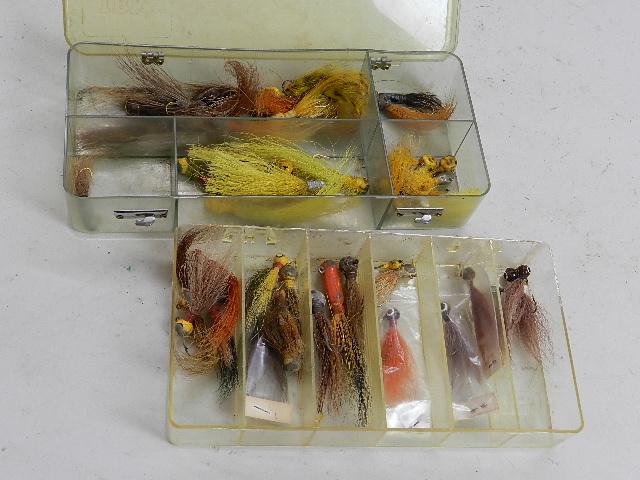 2 Containers of Fishing Lures/Flies: 2 Containers of Fishing Lures/Flies