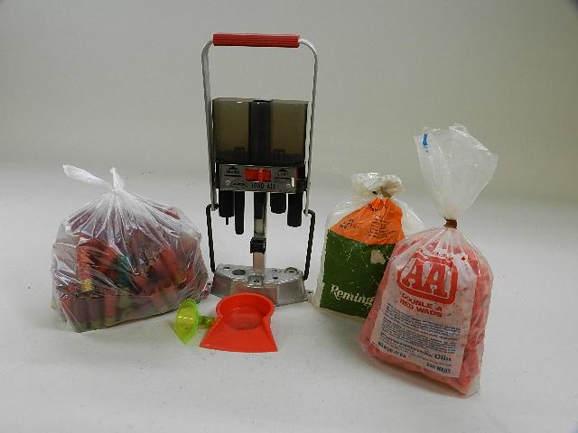 Reloading Equipment: shells and wading