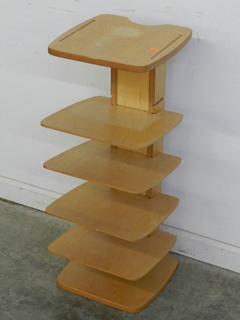 Maple Shelf: adjustable, 29' h x 12" w x 12" d