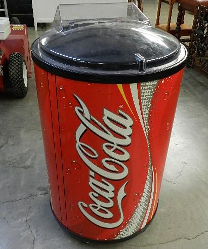 Coca Cola Store Advertising Cooler: 40" h