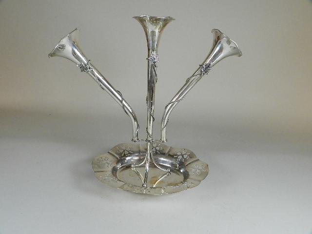 Silverplate Epergne: 21" h