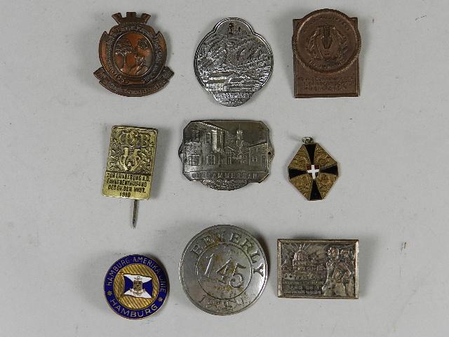 Post WWI German Travel Pins: some pins broken