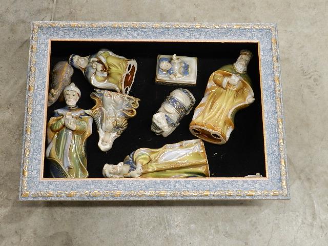 Nativity Set: with shadow box
