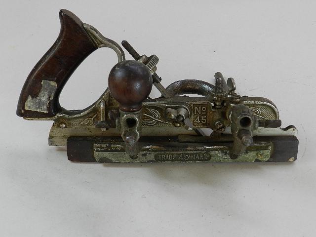 Stanley No. 45 Planer: Stanley No. 45 Planer