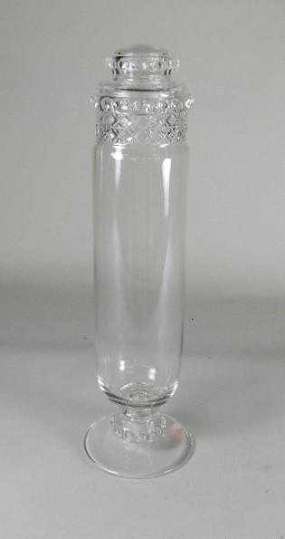 Tall Apothecary Style Jar: with lid, 23" h