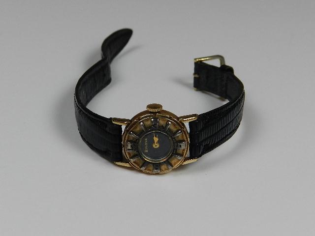 Bulova Ladies Wristwatch: marked 10K rolled gold plate, wear from use