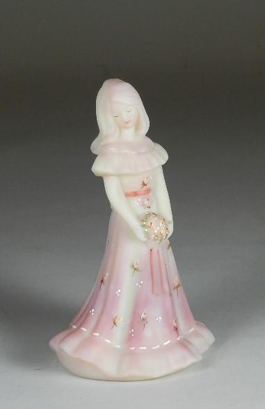 Shelley Fenton Yellow Burmese Bridesmaid Figure: hand painted and signed by the artist. Excellent condition, 7" h