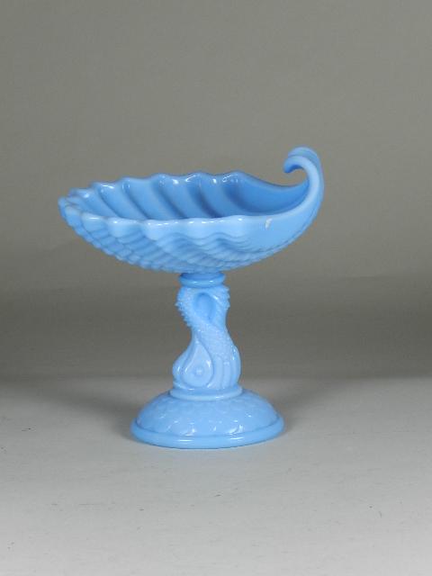 Imperial Dolphin Compote: 8" h