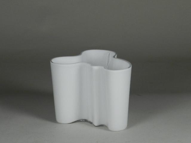 Art Glass Vase by Iittala Finland: 5" h