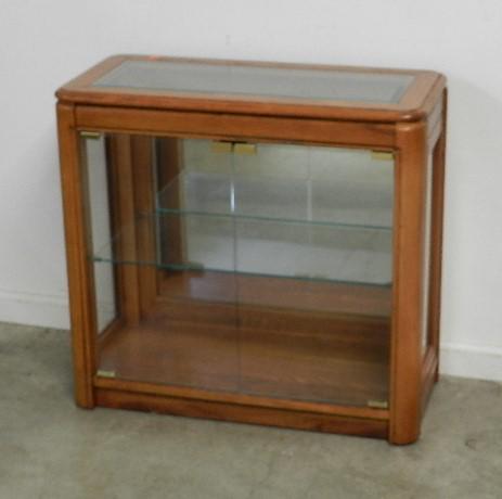 Curio Credenza: with adjustable shelf, 28" h x3 0" w x 14" d
