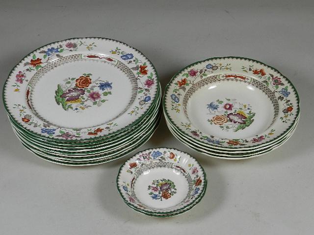 15 pcs of Spode Chinese Rose China: 15 pcs of Spode Chinese Rose China