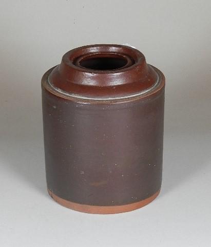 Redware Canning Crock: 8" h