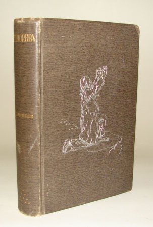 Lloyd, John uri. Etidorpha or The End of the Earth: Fifth edition. Robert Clarke 1896. Forerunner of modern science fiction. Minor corner bumps and wear. Spine is starting. Overall fine condition. 9 1/2" h x 6 1/2" w.