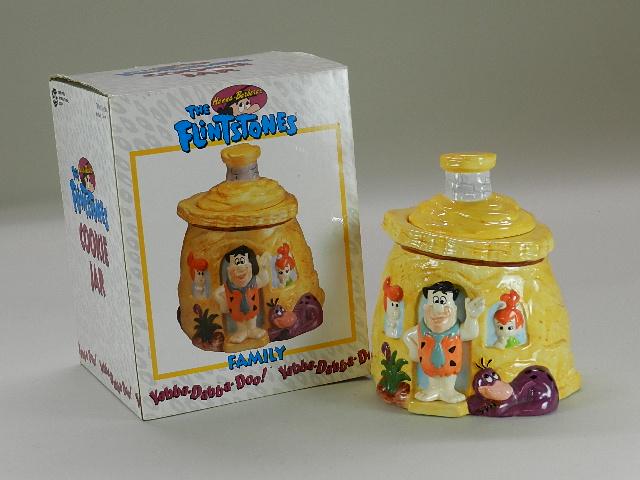 Flintstones Cookie Jar: with original box