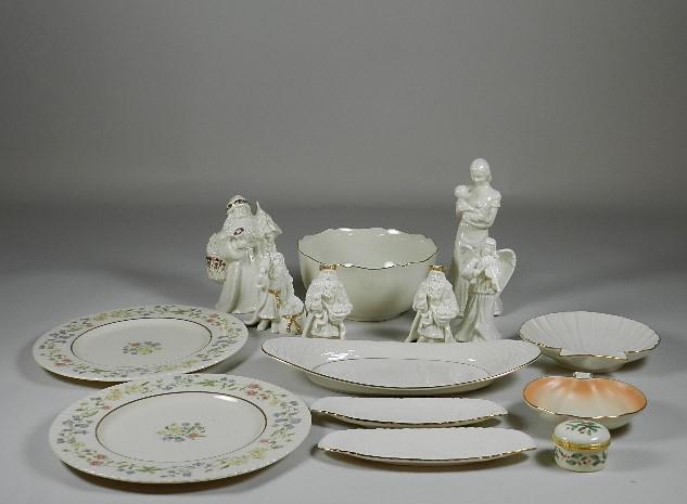 15 Piece Assorted Lenox Figures & China: 15 Piece Assorted Lenox Figures & China