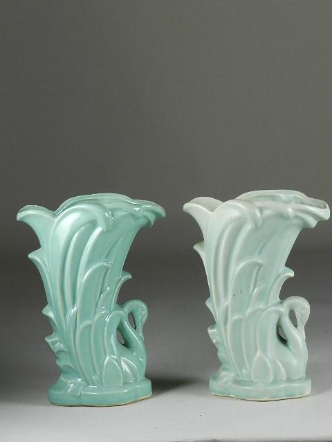 Pair of McCoy Art Pottery Vases: Pair of McCoy Art Pottery Vases
