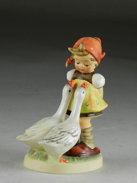 Goebel Hummel "Goose Girl": 47/0, trademark 6, excellent condition, 4 3/4" h