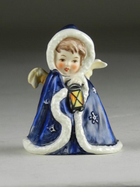 Goebel Hummel "Angel with Lantern": ROB412, trademark 5, excellent condition, 3 1/2" h