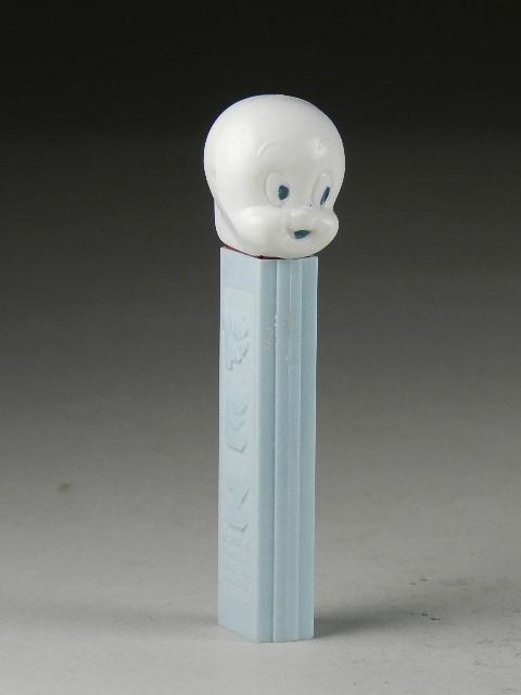 Casper "No Feet" Pez Dispenser: minor wear, 4" h