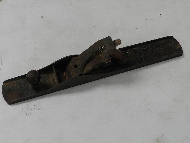 Vintage Stanley Bailey No 8 Hand Plain: surface rust, 24" long