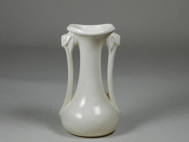 McCoy 2 Handle Pastel Vase: 9 1/2"h