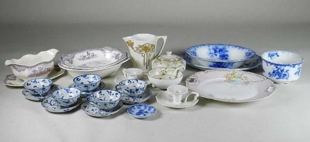 Group of Assorted China: Johnson Bros, Nippon, etc