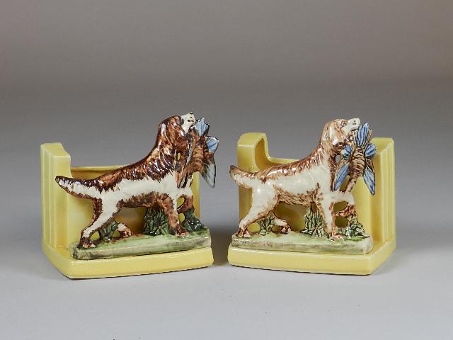 Pair of McCoy Birddog Planters (1 of 3)