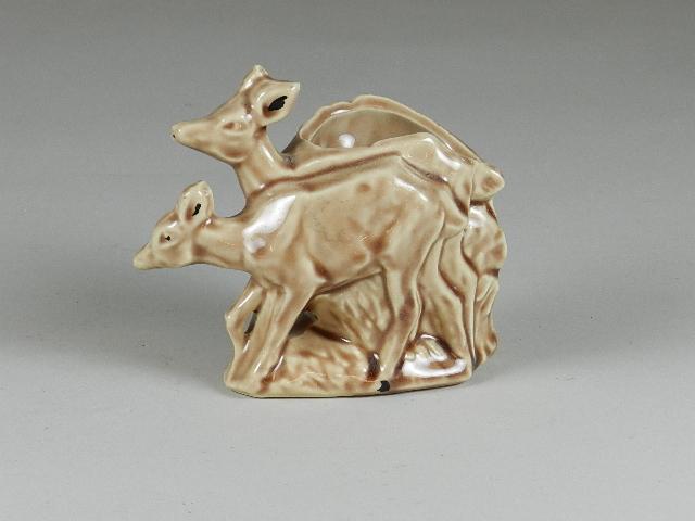 McCoy Art Pottery Deer Planter (1 of 3)