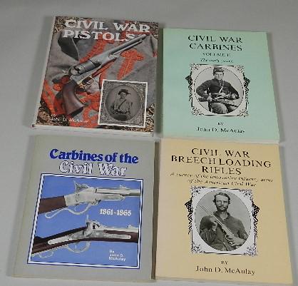 4 Civil War Books by John D. McAulay (1 of 9)