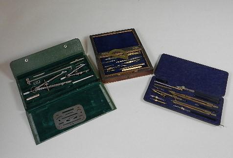 3 Vintage Drafting Tool Sets (1 of 7)