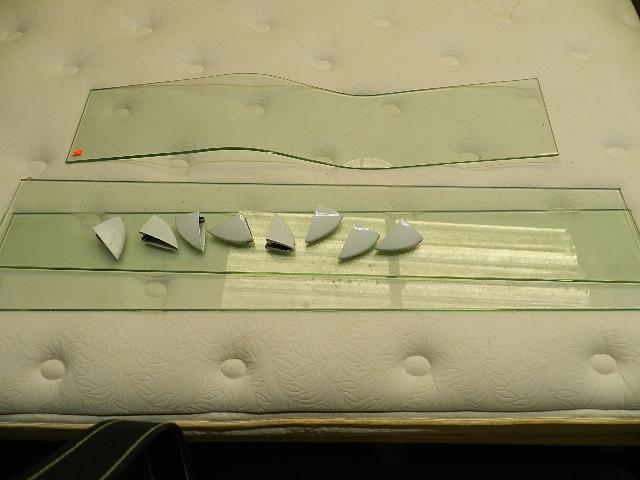 Glass Wall Mount Shelf: Ikea brand