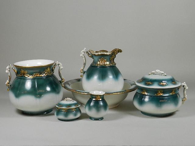 Six Piece Ironstone Wash Set (1 of 9)